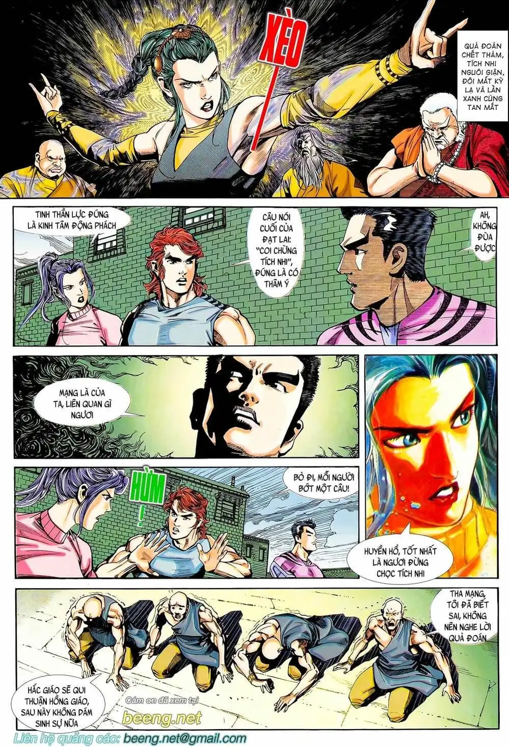 Truyện Tranh Long Hổ 5 Thế trang 8