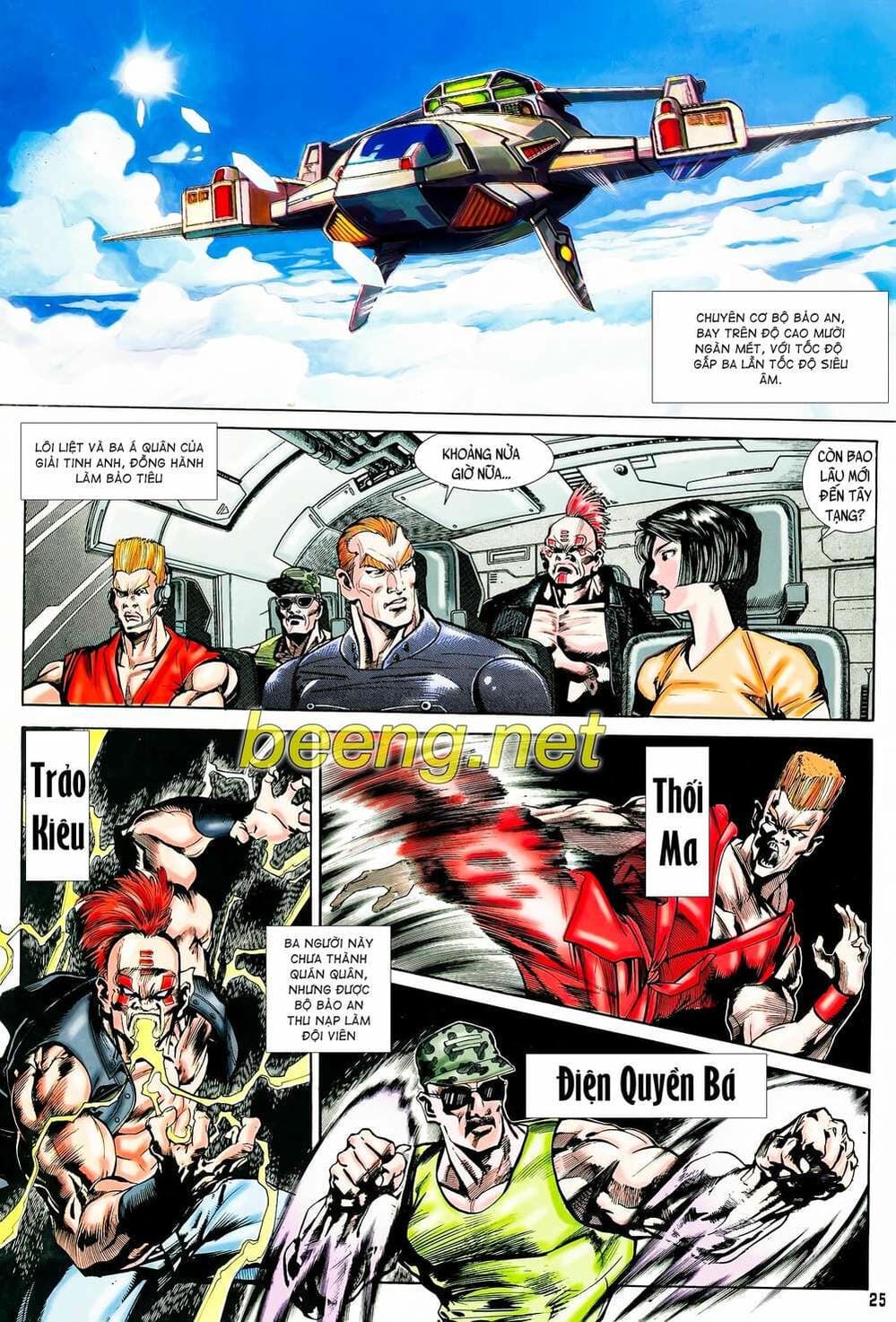 Truyện Tranh Long Hổ 5 Thế trang 8
