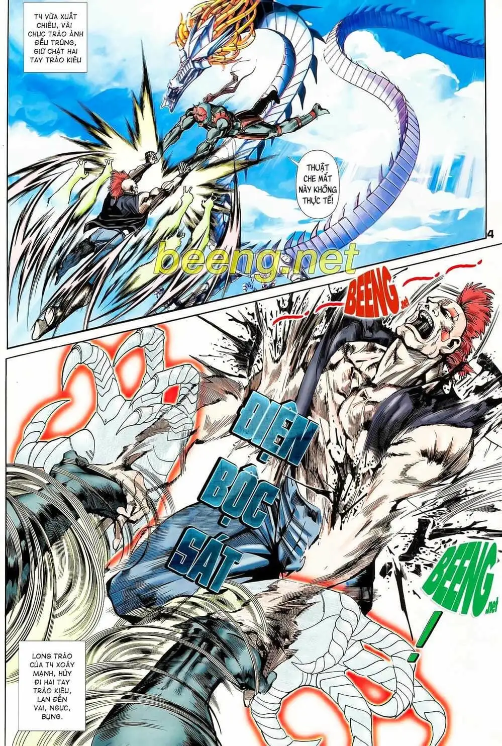 Truyện Tranh Long Hổ 5 Thế trang 8