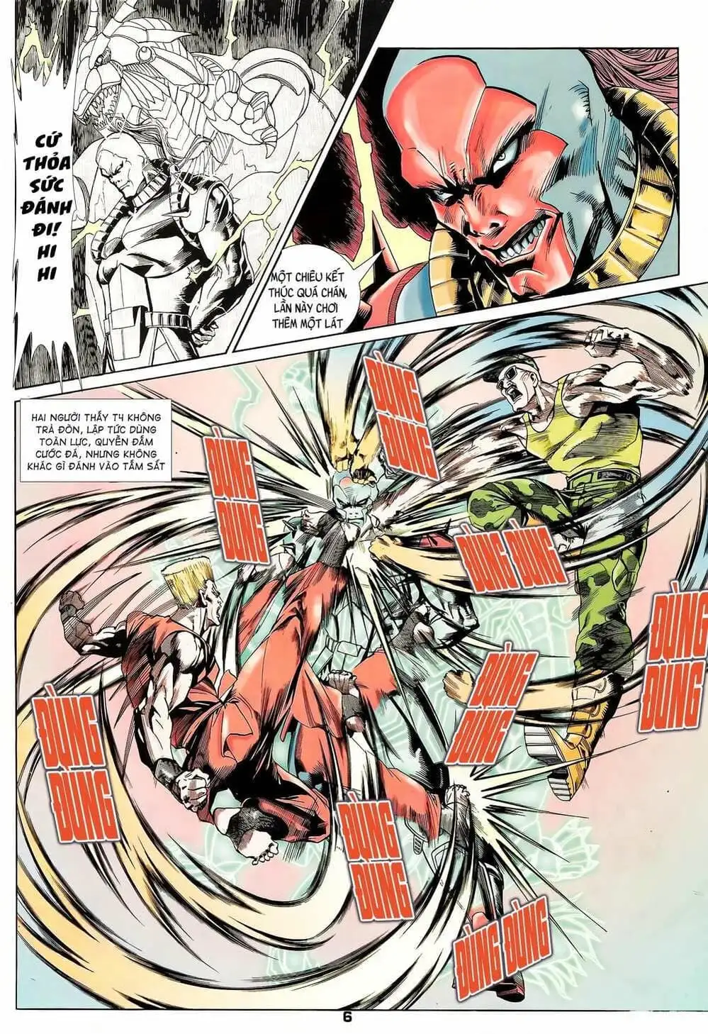 Truyện Tranh Long Hổ 5 Thế trang 8
