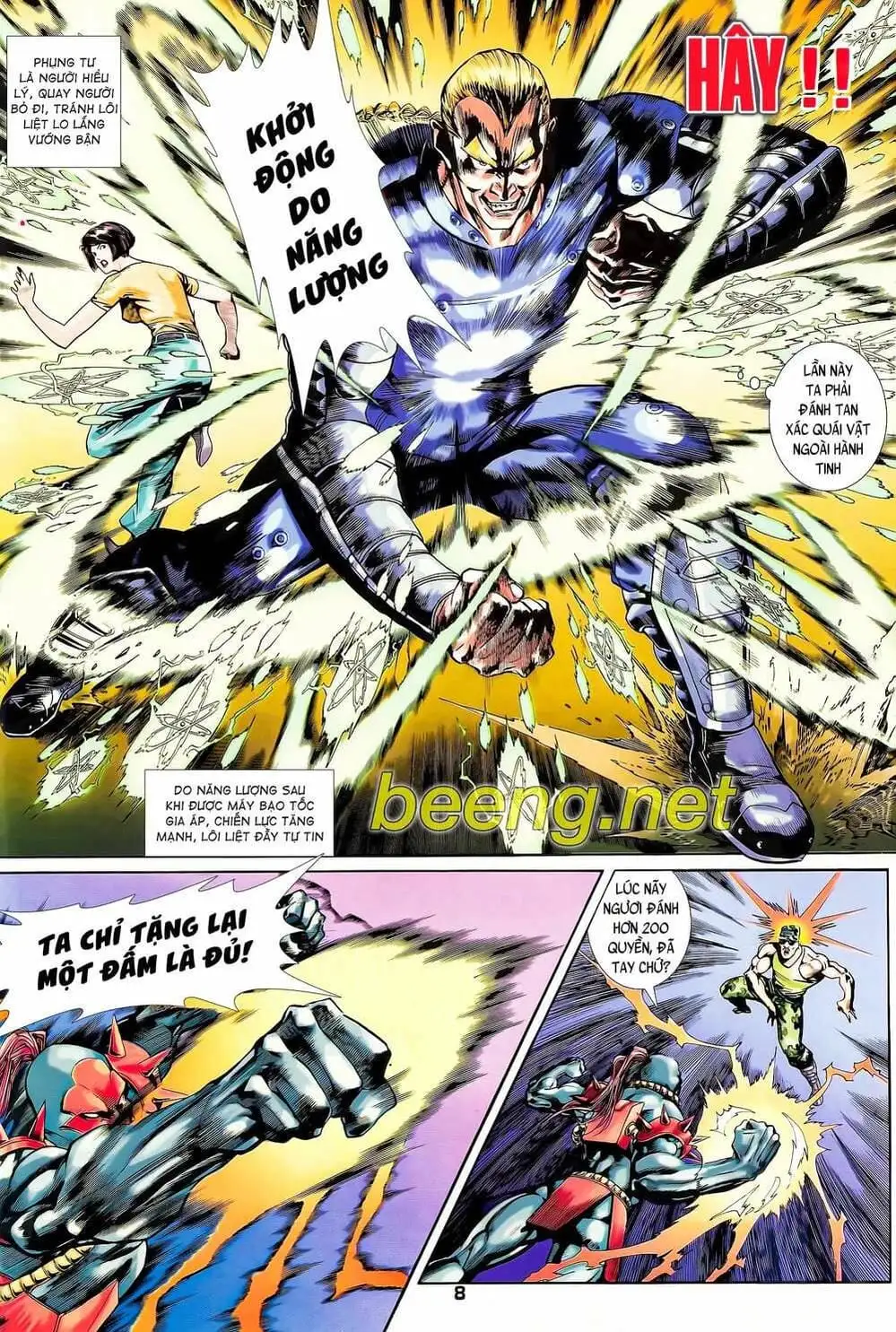 Truyện Tranh Long Hổ 5 Thế trang 8