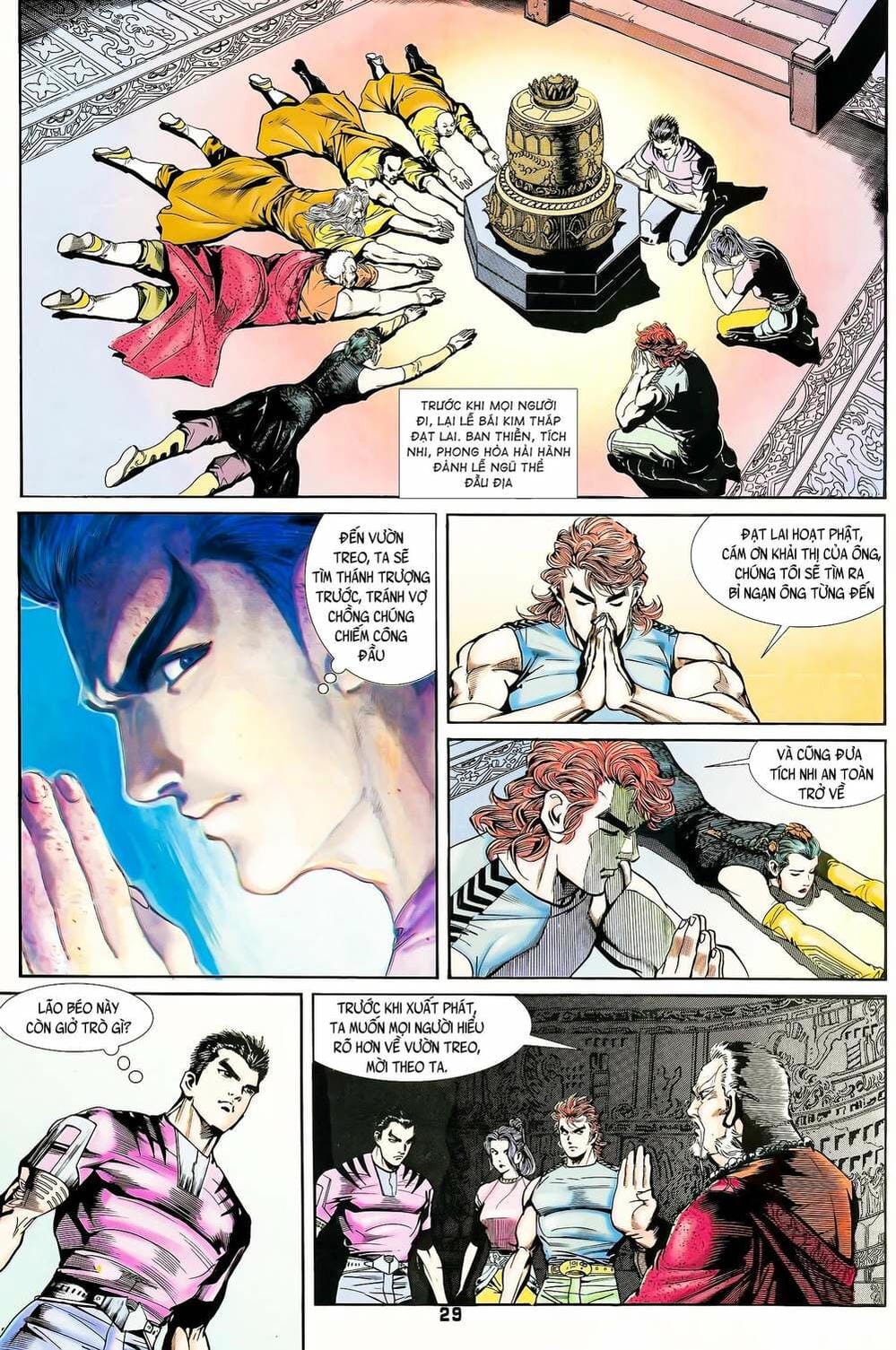 Truyện Tranh Long Hổ 5 Thế trang 8