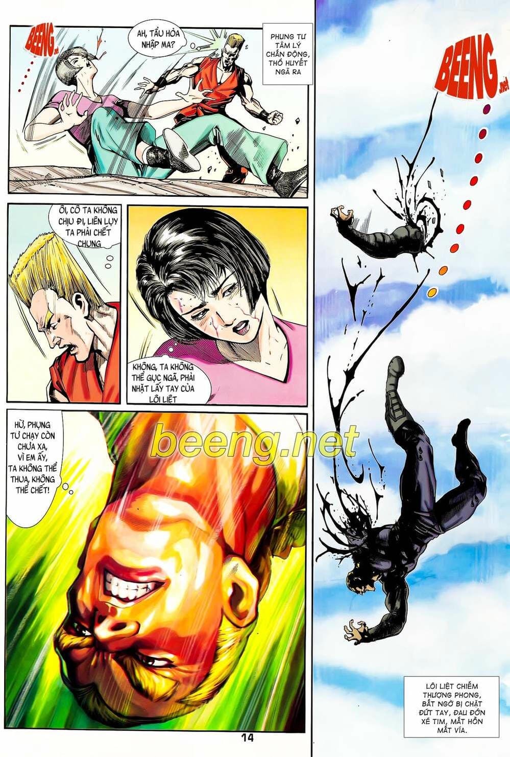 Truyện Tranh Long Hổ 5 Thế trang 8