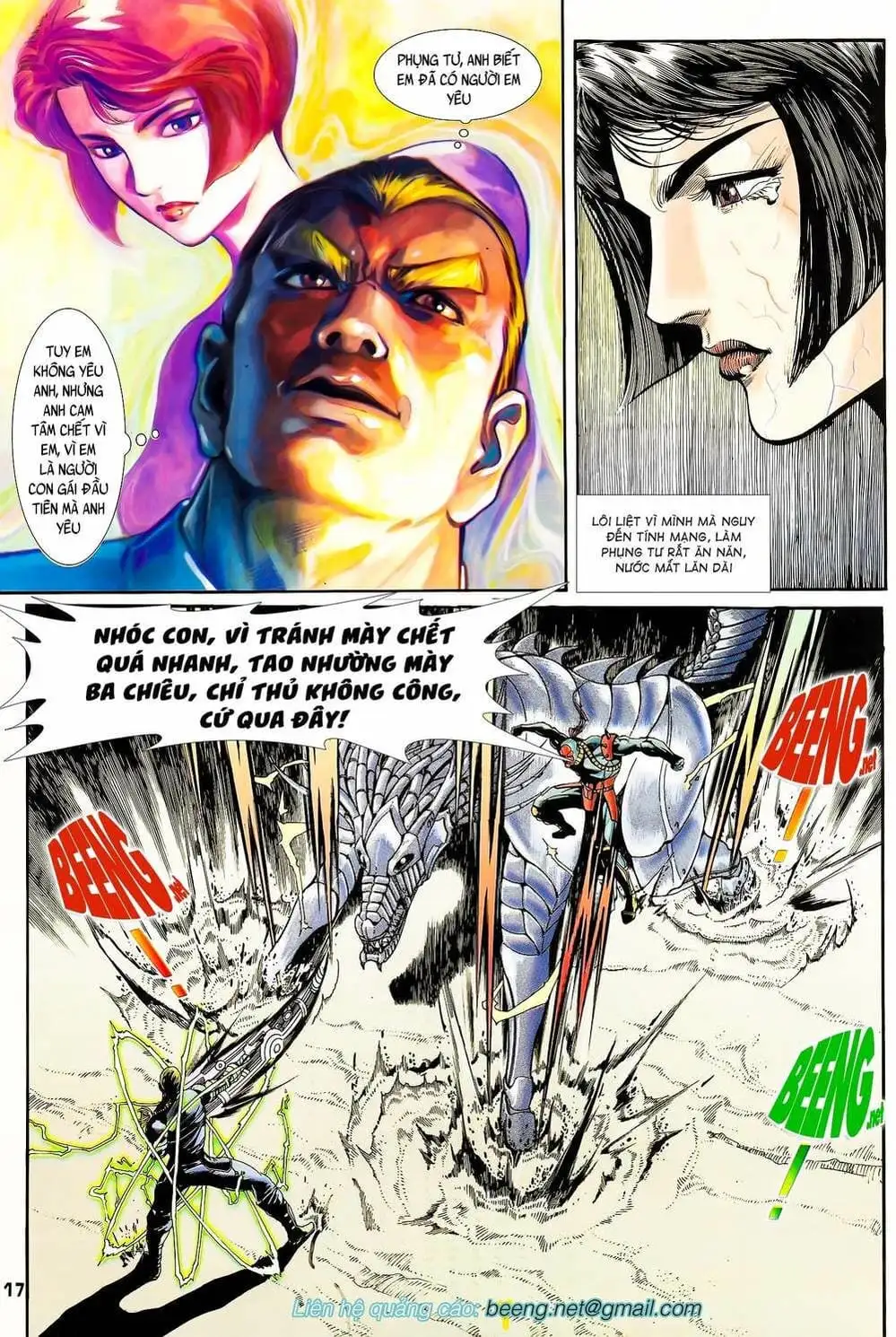 Truyện Tranh Long Hổ 5 Thế trang 8