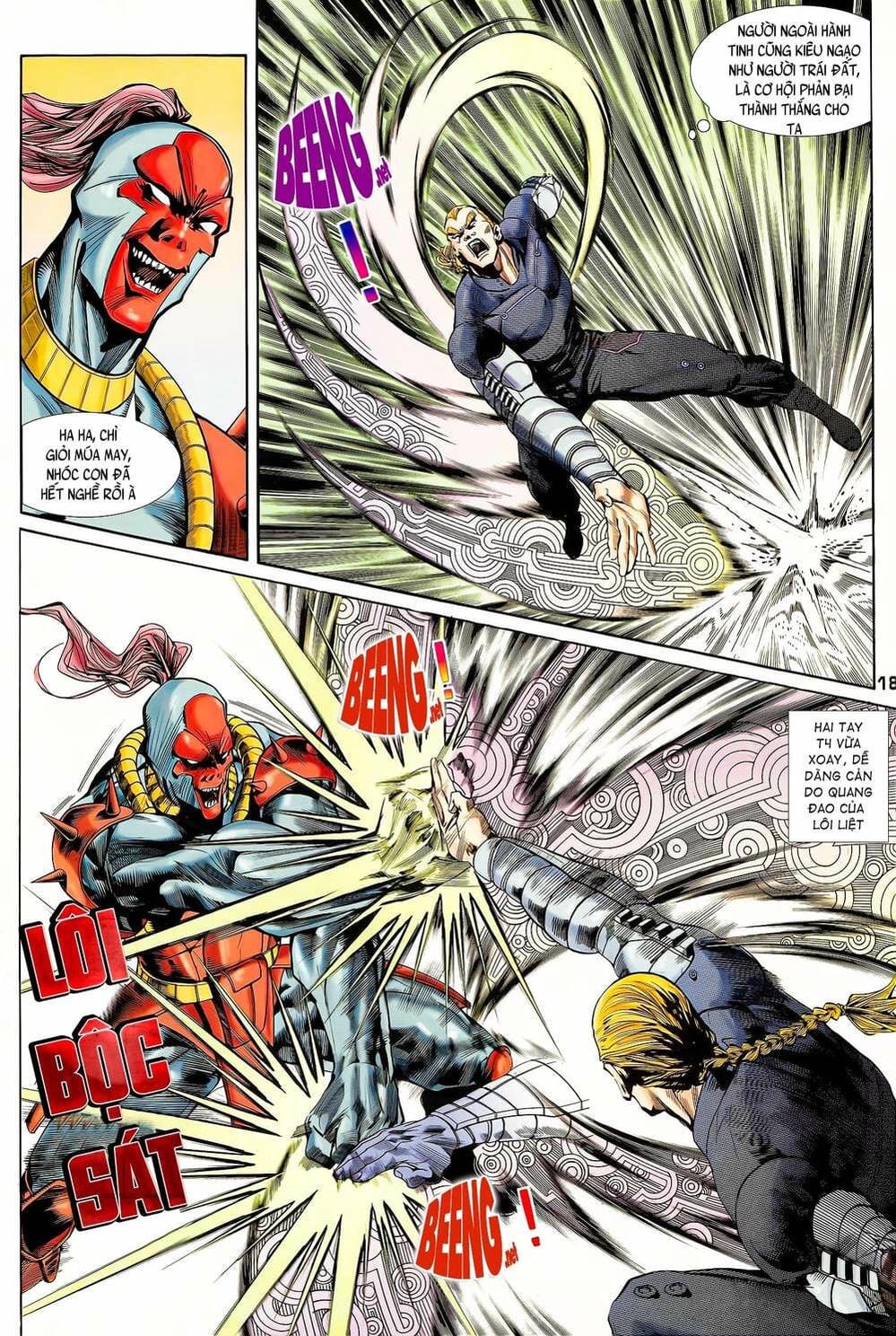 Truyện Tranh Long Hổ 5 Thế trang 8