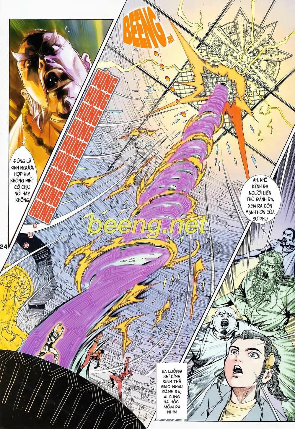 Truyện Tranh Long Hổ 5 Thế trang 8