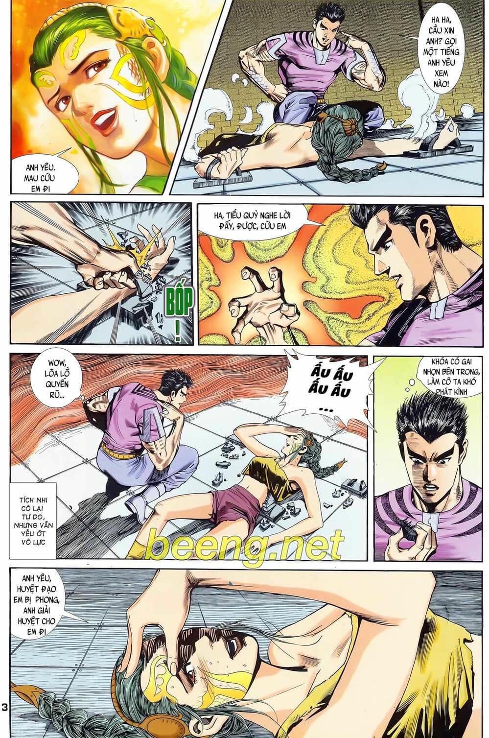 Truyện Tranh Long Hổ 5 Thế trang 8