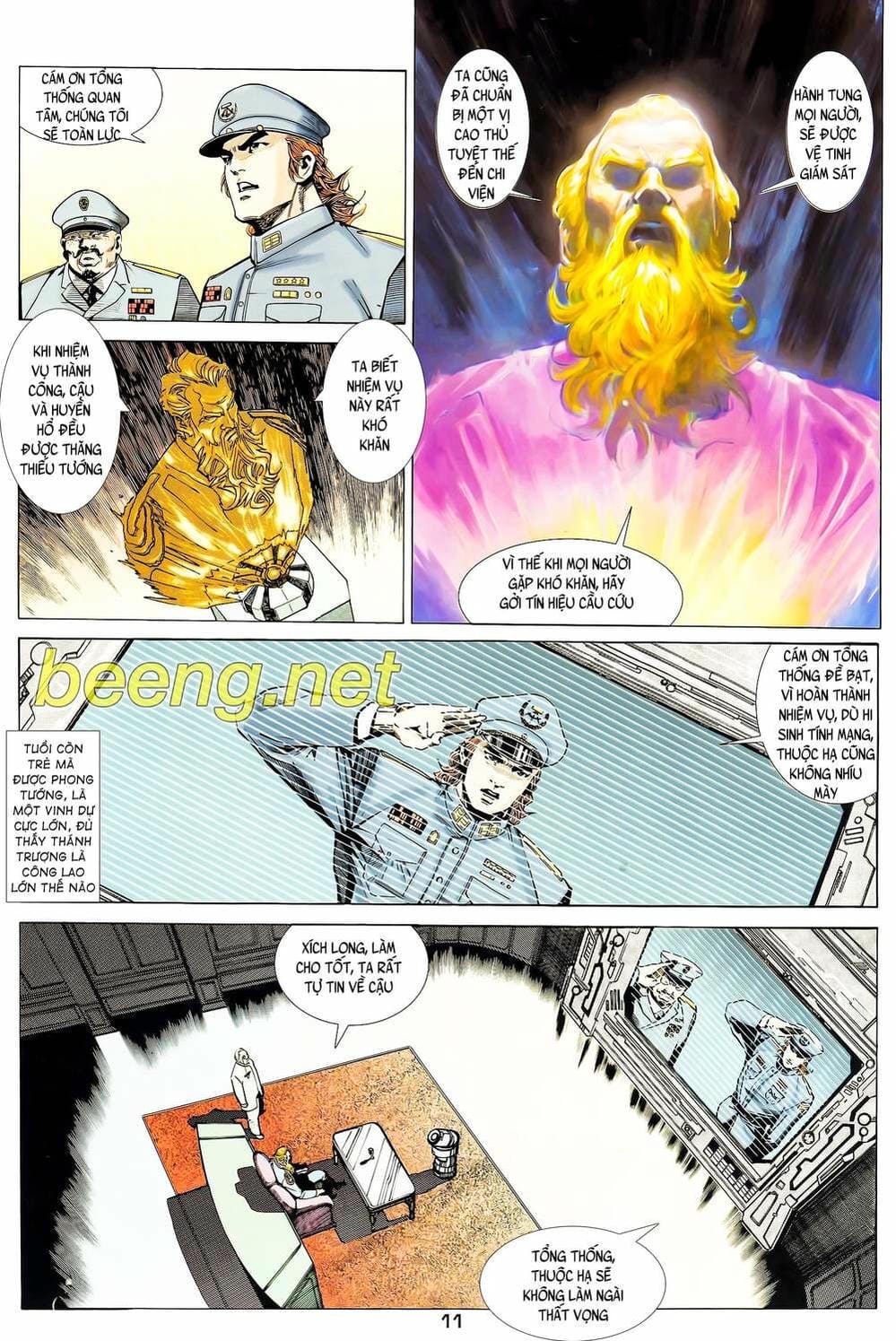 Truyện Tranh Long Hổ 5 Thế trang 8