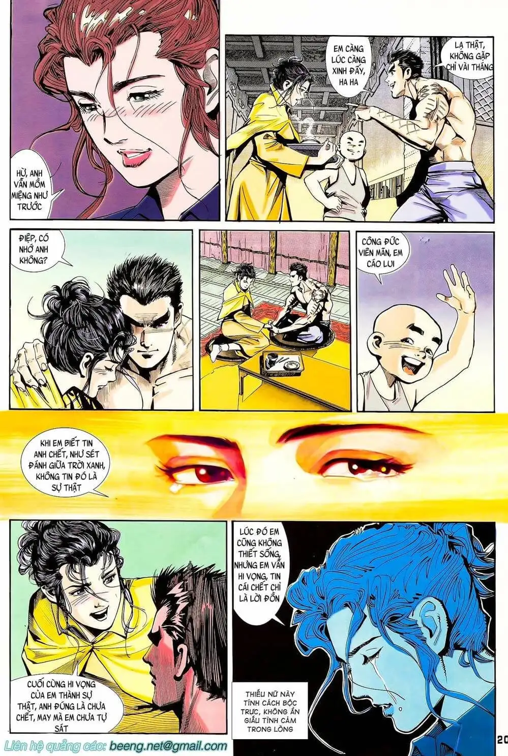 Truyện Tranh Long Hổ 5 Thế trang 8