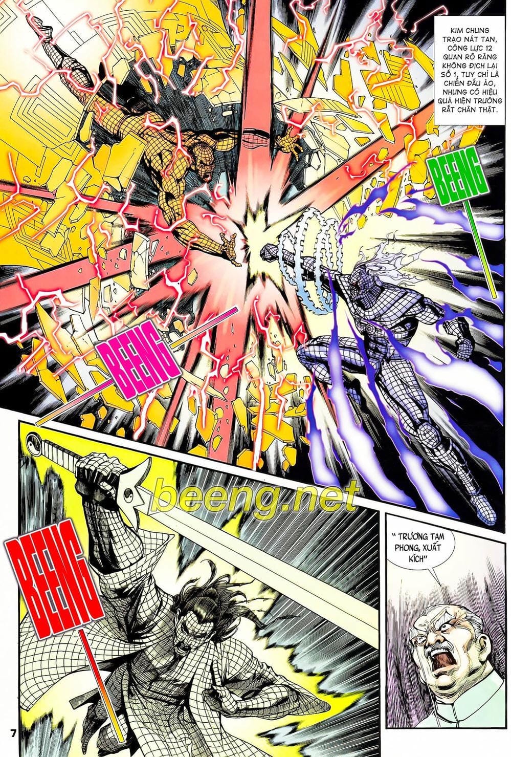 Truyện Tranh Long Hổ 5 Thế trang 8