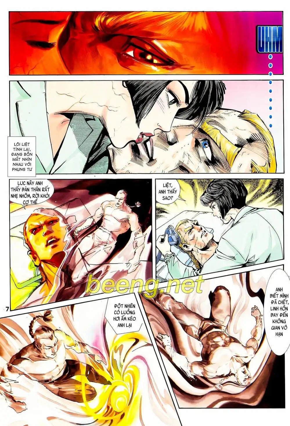 Truyện Tranh Long Hổ 5 Thế trang 8