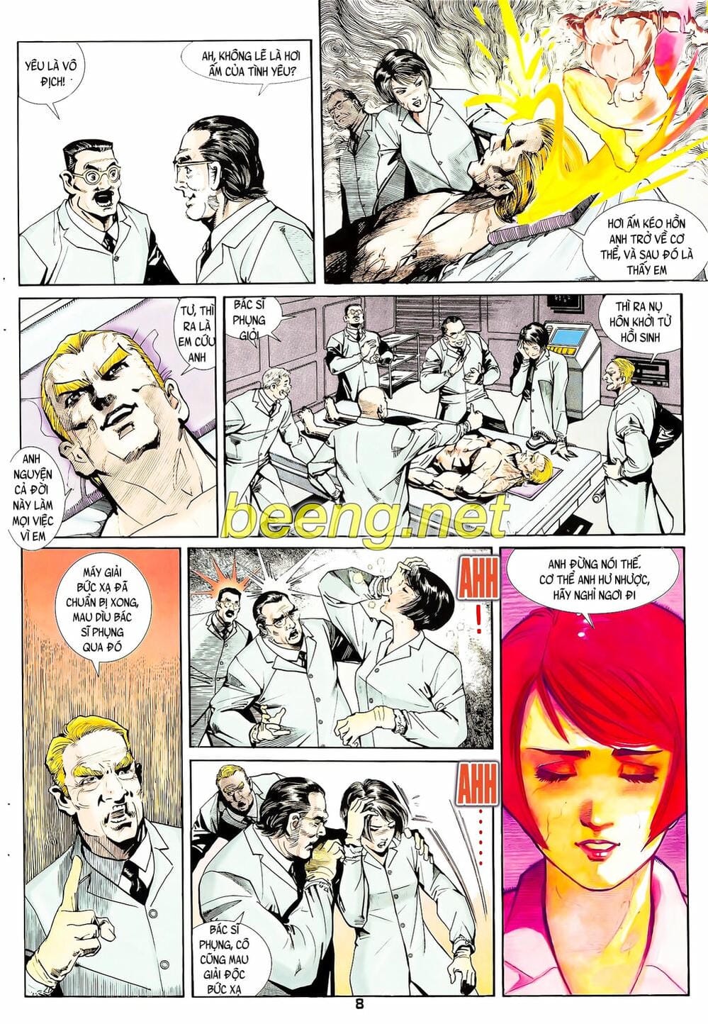 Truyện Tranh Long Hổ 5 Thế trang 8