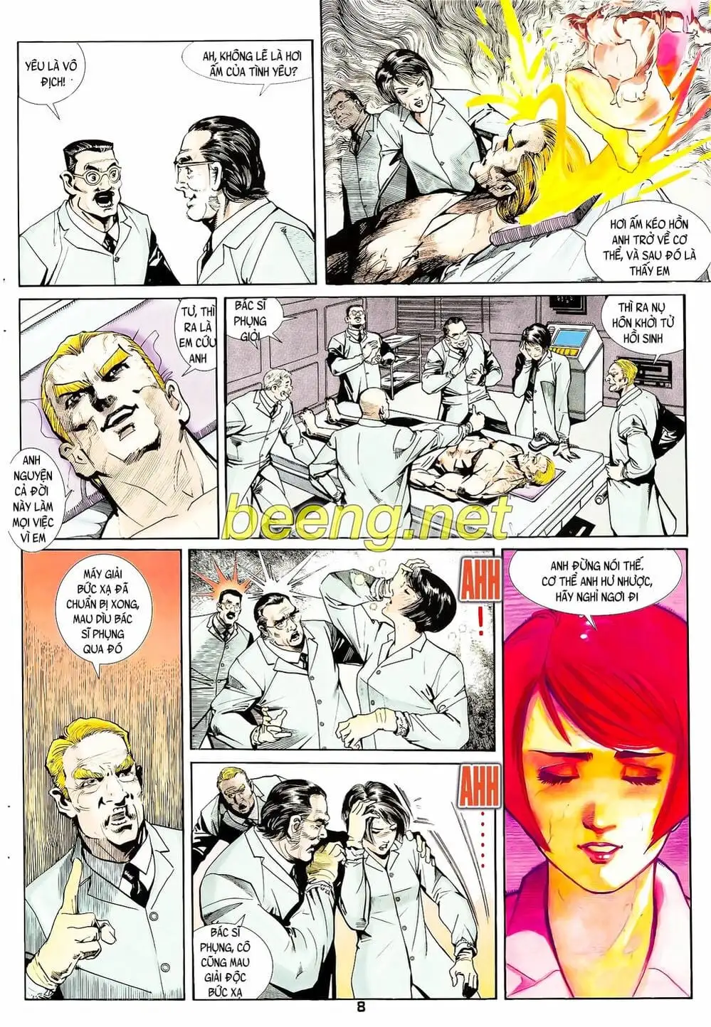 Truyện Tranh Long Hổ 5 Thế trang 8