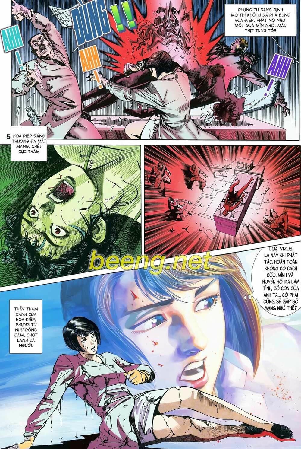 Truyện Tranh Long Hổ 5 Thế trang 8