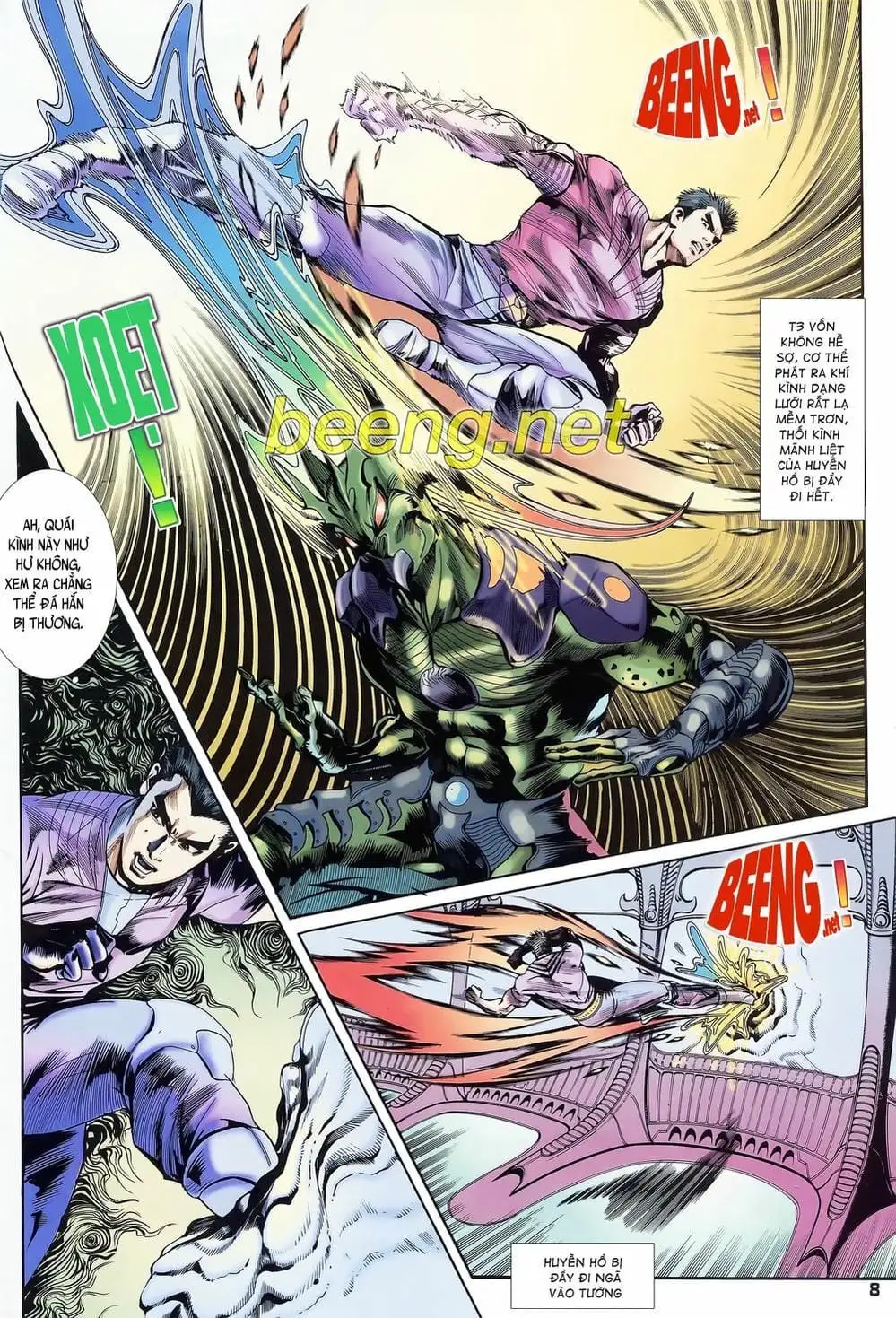 Truyện Tranh Long Hổ 5 Thế trang 8