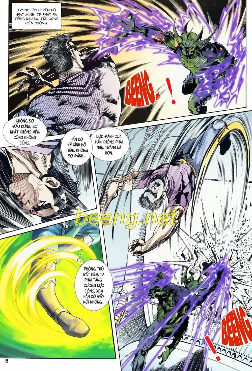 Truyện Tranh Long Hổ 5 Thế trang 8
