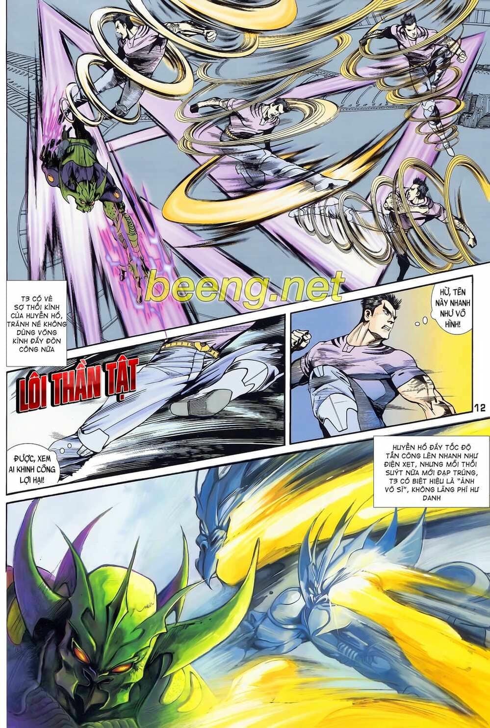 Truyện Tranh Long Hổ 5 Thế trang 8