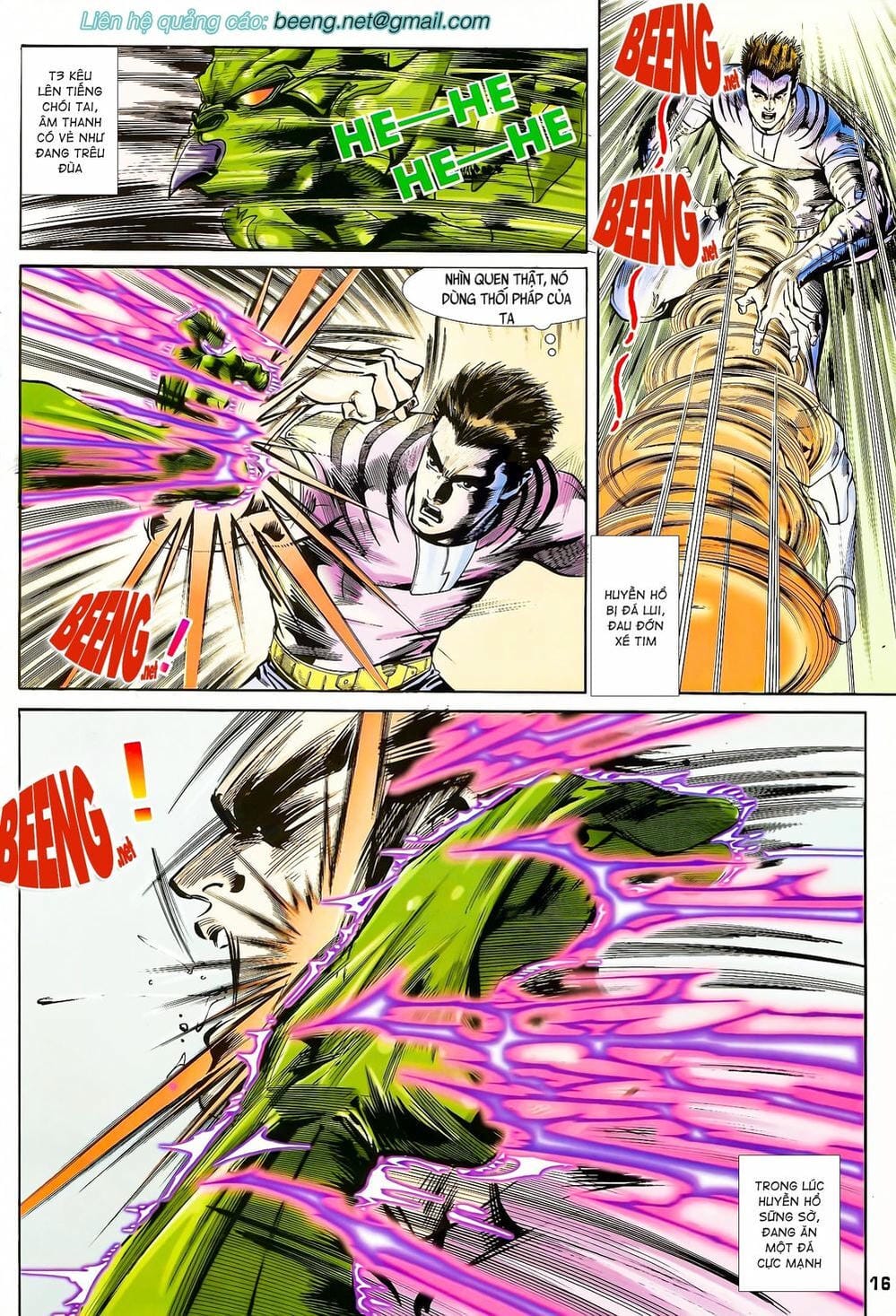 Truyện Tranh Long Hổ 5 Thế trang 8