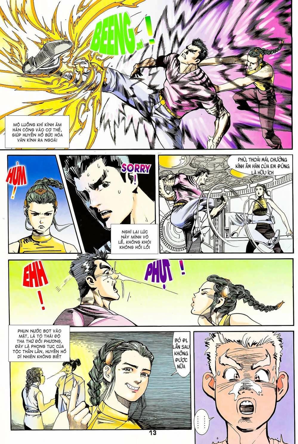 Truyện Tranh Long Hổ 5 Thế trang 8