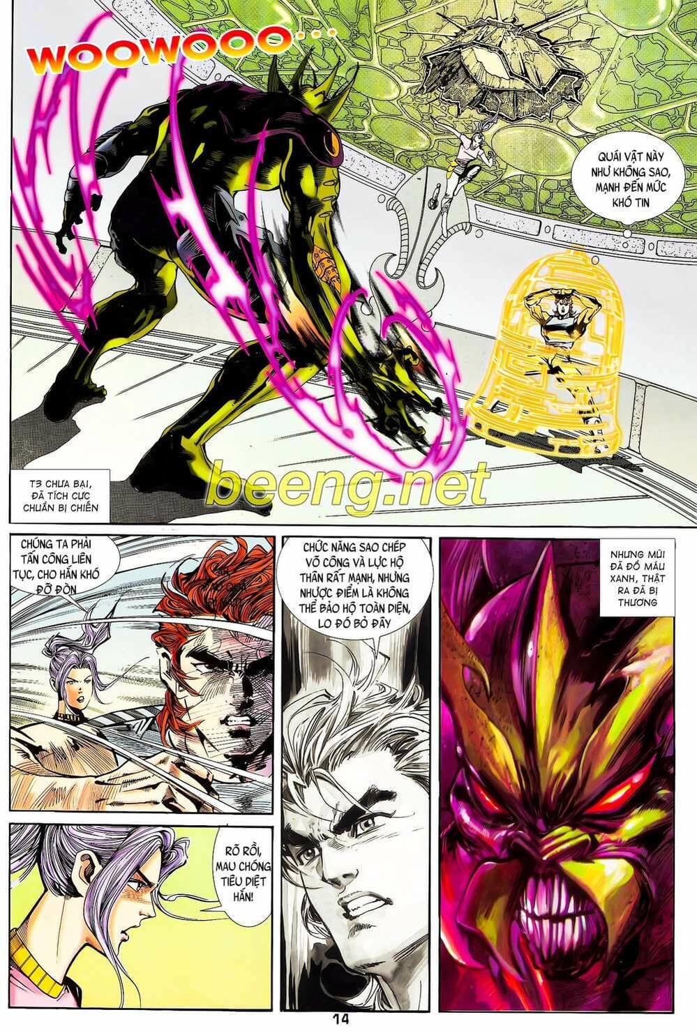 Truyện Tranh Long Hổ 5 Thế trang 8