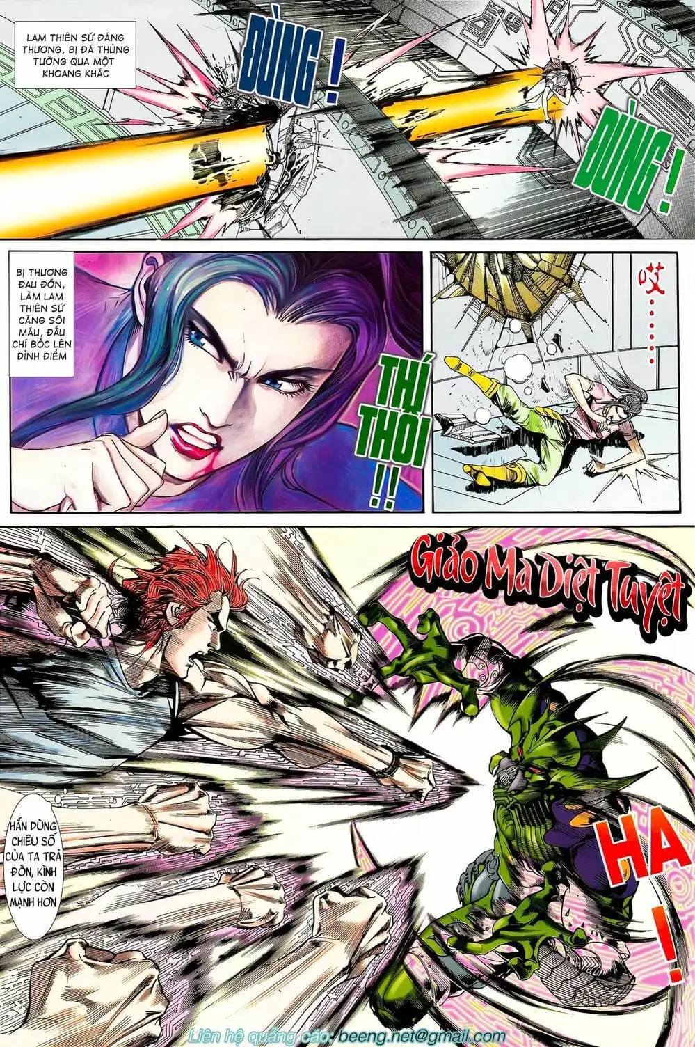 Truyện Tranh Long Hổ 5 Thế trang 8