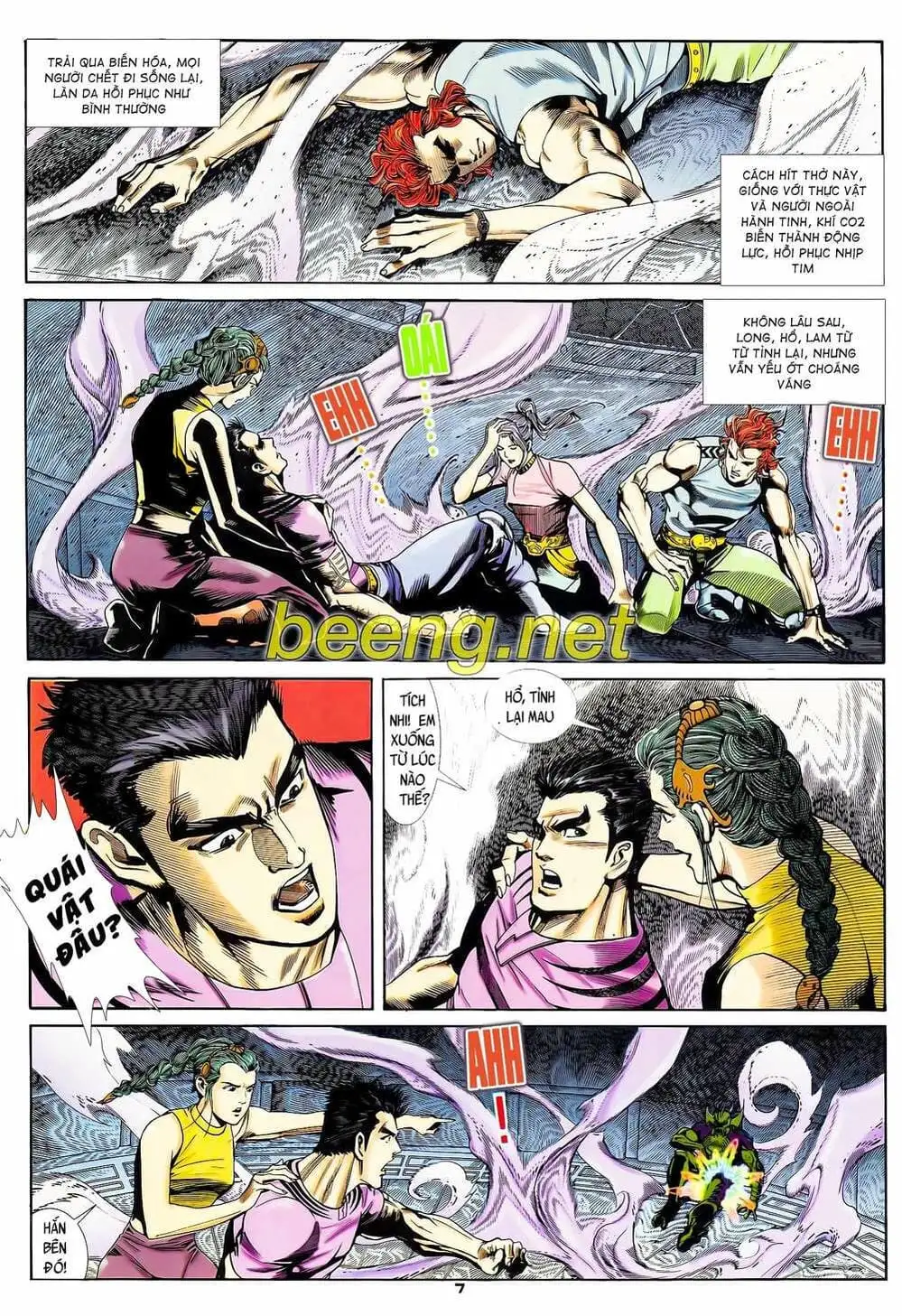 Truyện Tranh Long Hổ 5 Thế trang 8