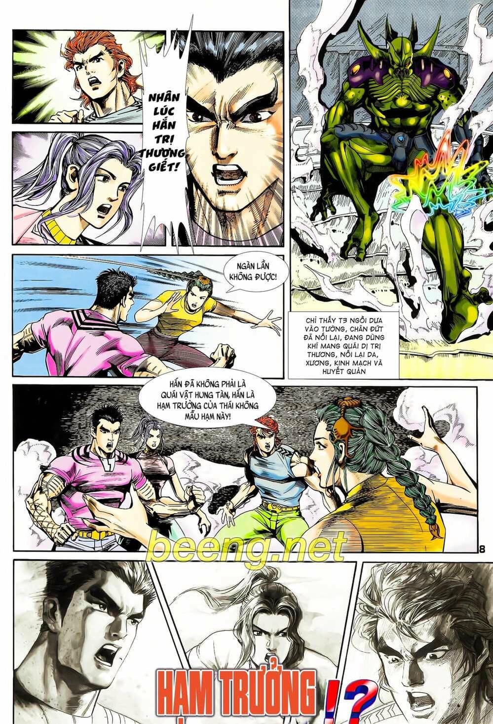 Truyện Tranh Long Hổ 5 Thế trang 8