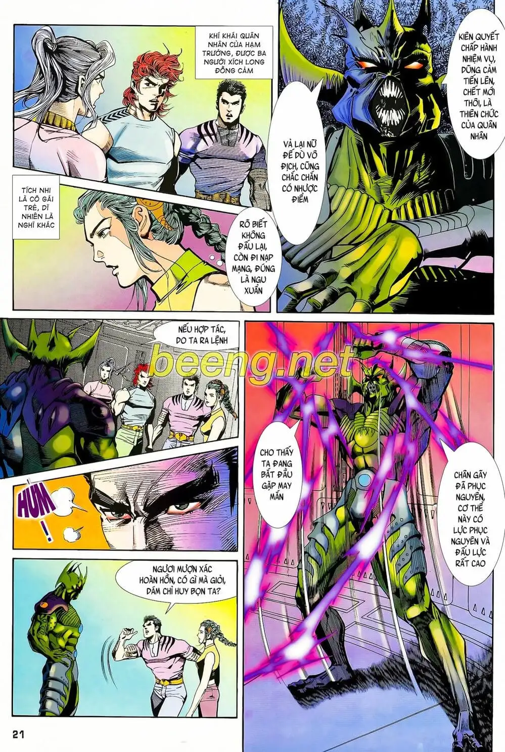 Truyện Tranh Long Hổ 5 Thế trang 8