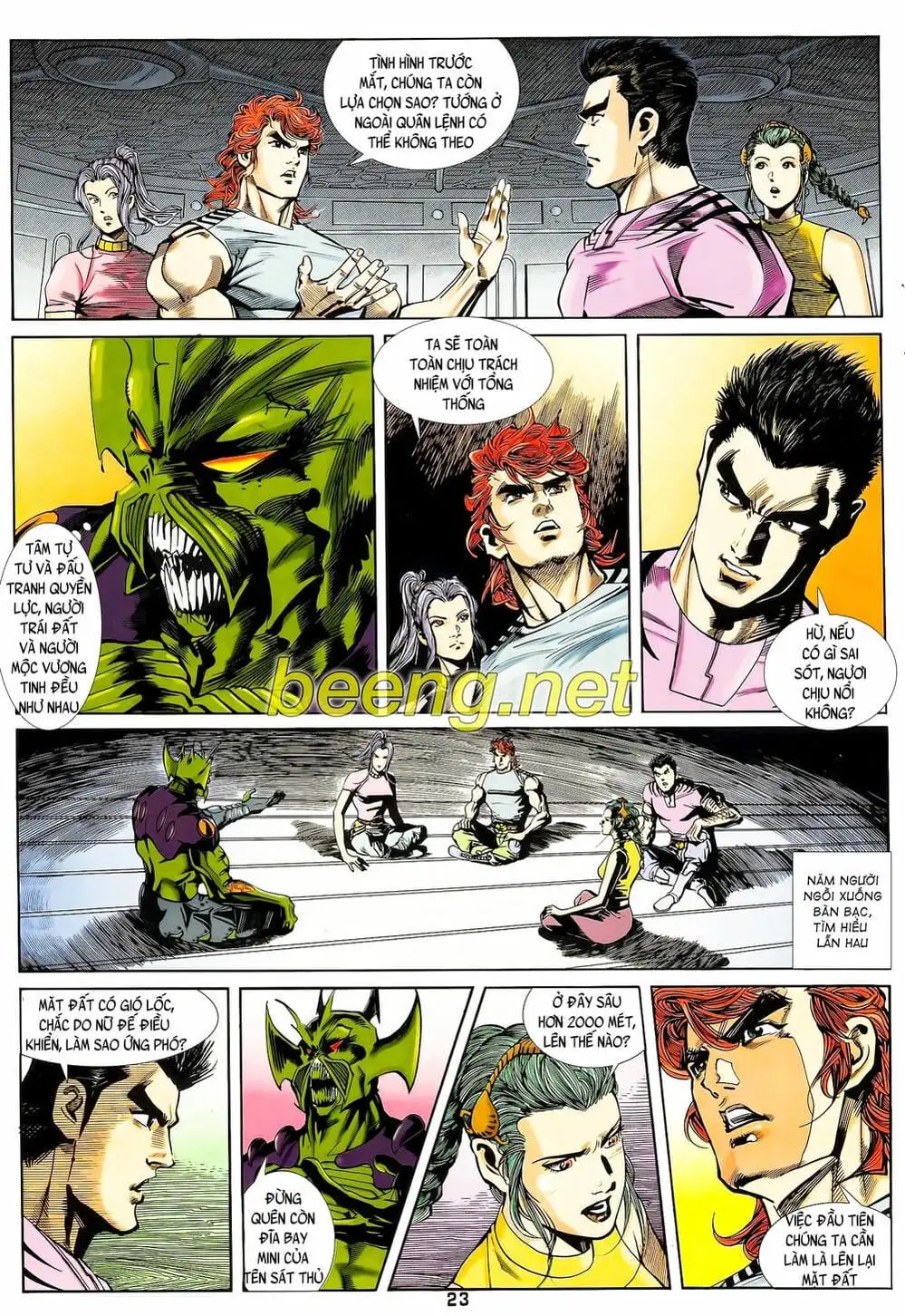 Truyện Tranh Long Hổ 5 Thế trang 8