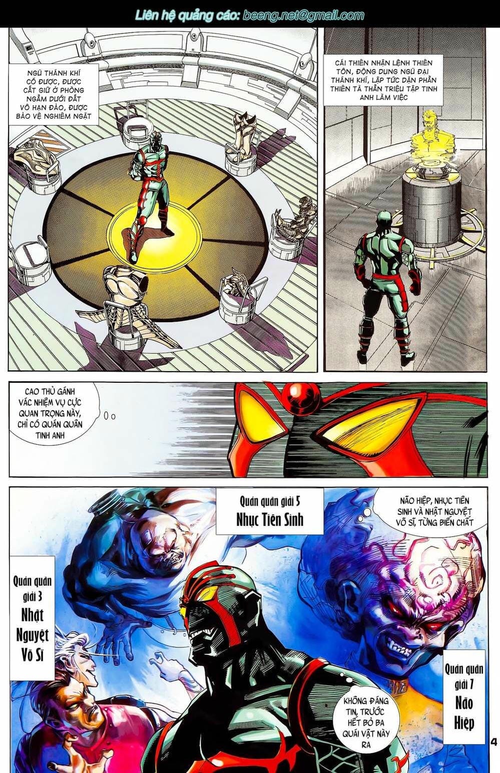 Truyện Tranh Long Hổ 5 Thế trang 8
