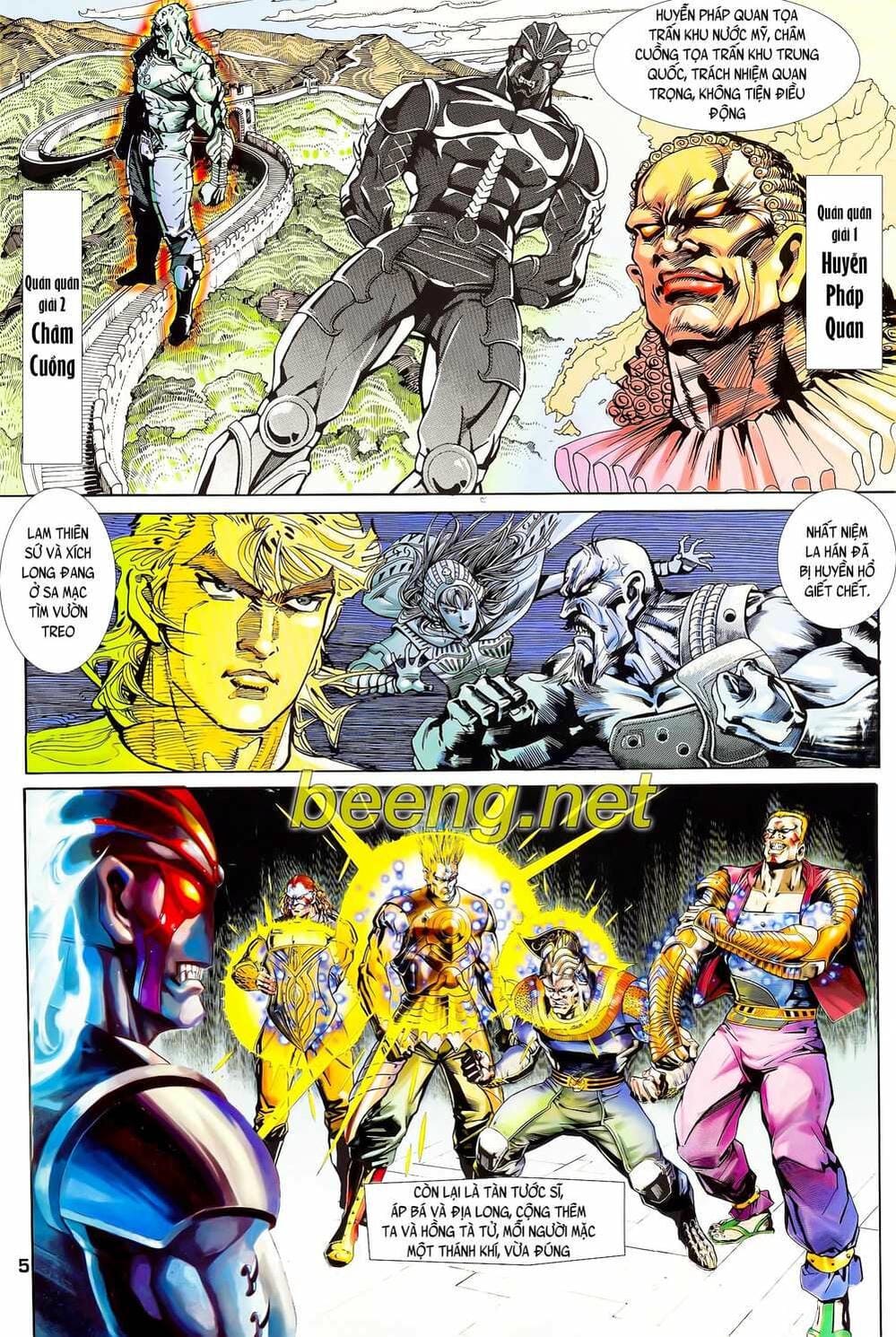 Truyện Tranh Long Hổ 5 Thế trang 8