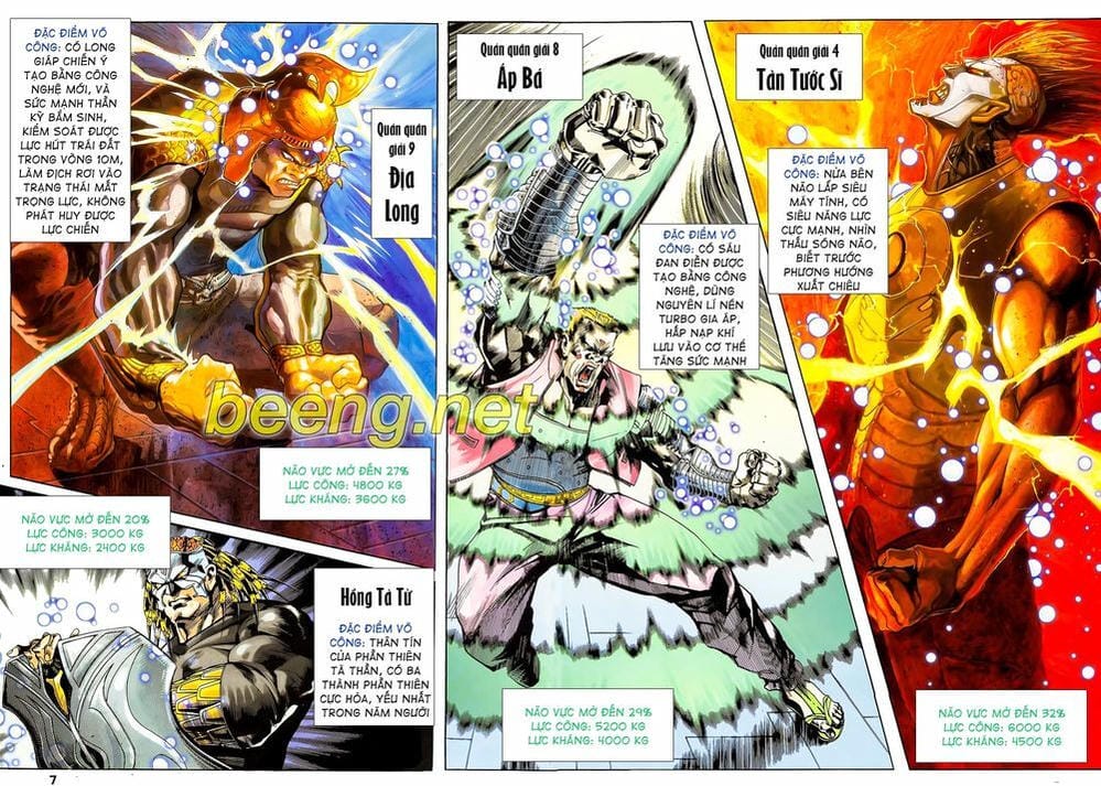 Truyện Tranh Long Hổ 5 Thế trang 8