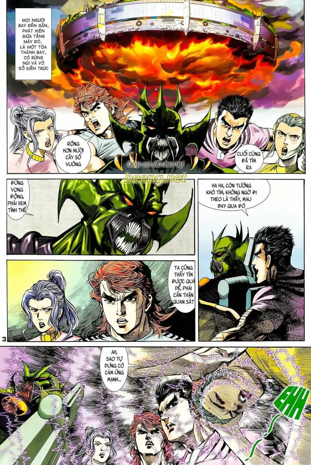 Truyện Tranh Long Hổ 5 Thế trang 8