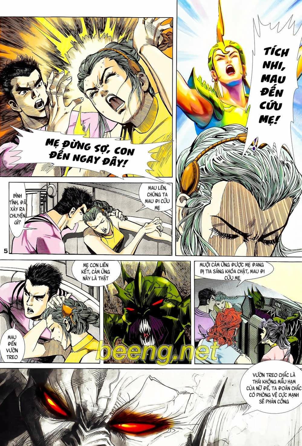 Truyện Tranh Long Hổ 5 Thế trang 8