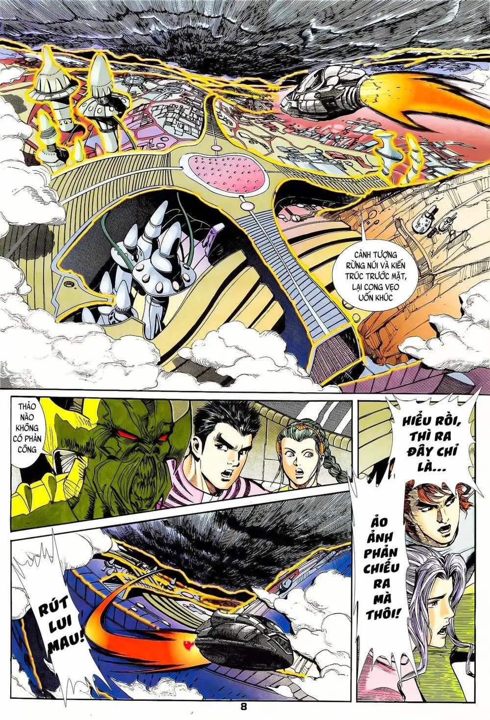 Truyện Tranh Long Hổ 5 Thế trang 8