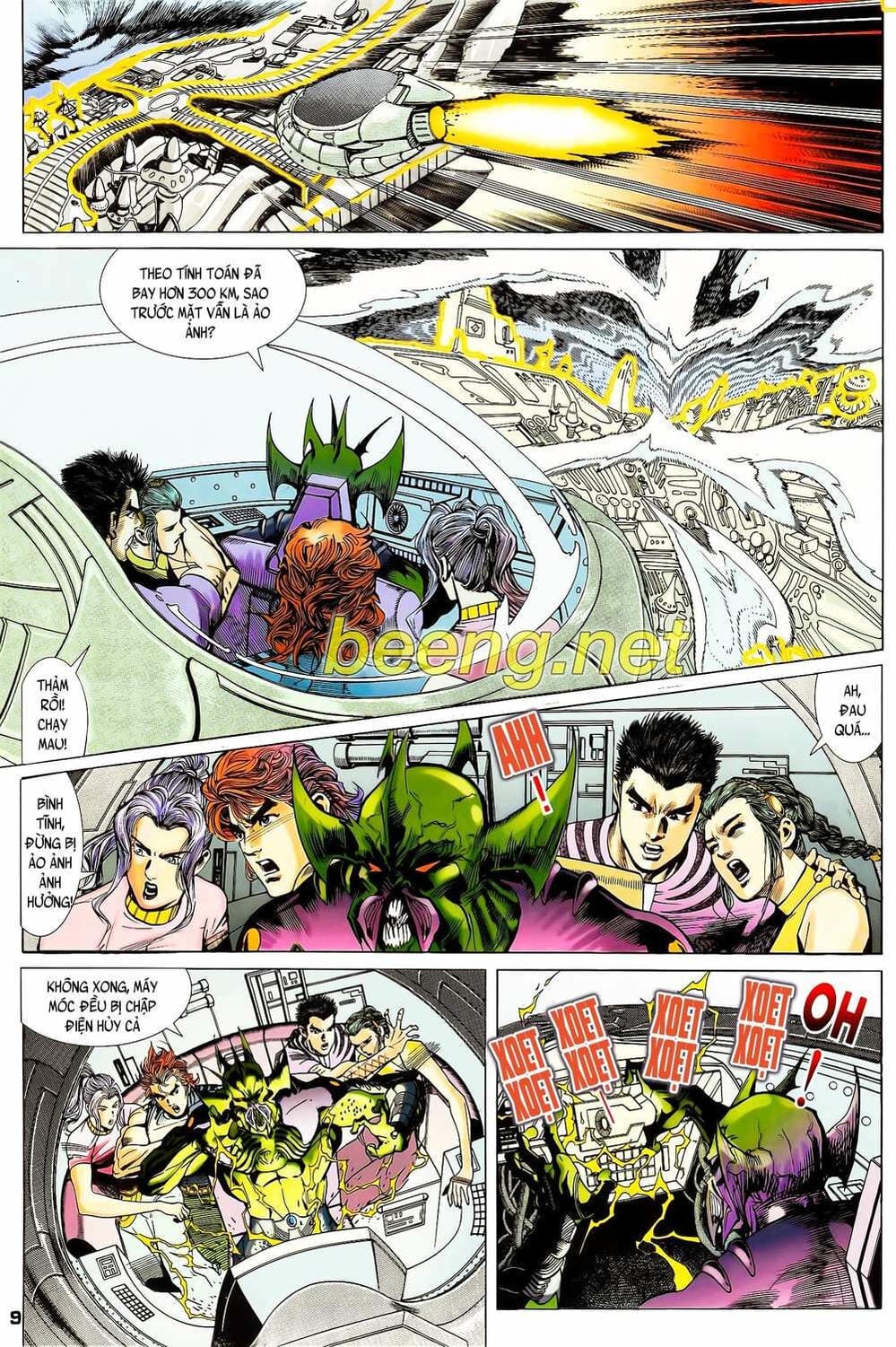 Truyện Tranh Long Hổ 5 Thế trang 8