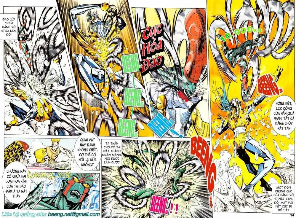 Truyện Tranh Long Hổ 5 Thế trang 8