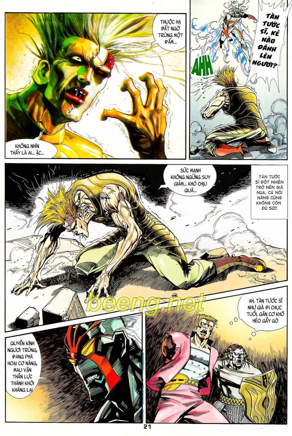 Truyện Tranh Long Hổ 5 Thế trang 8