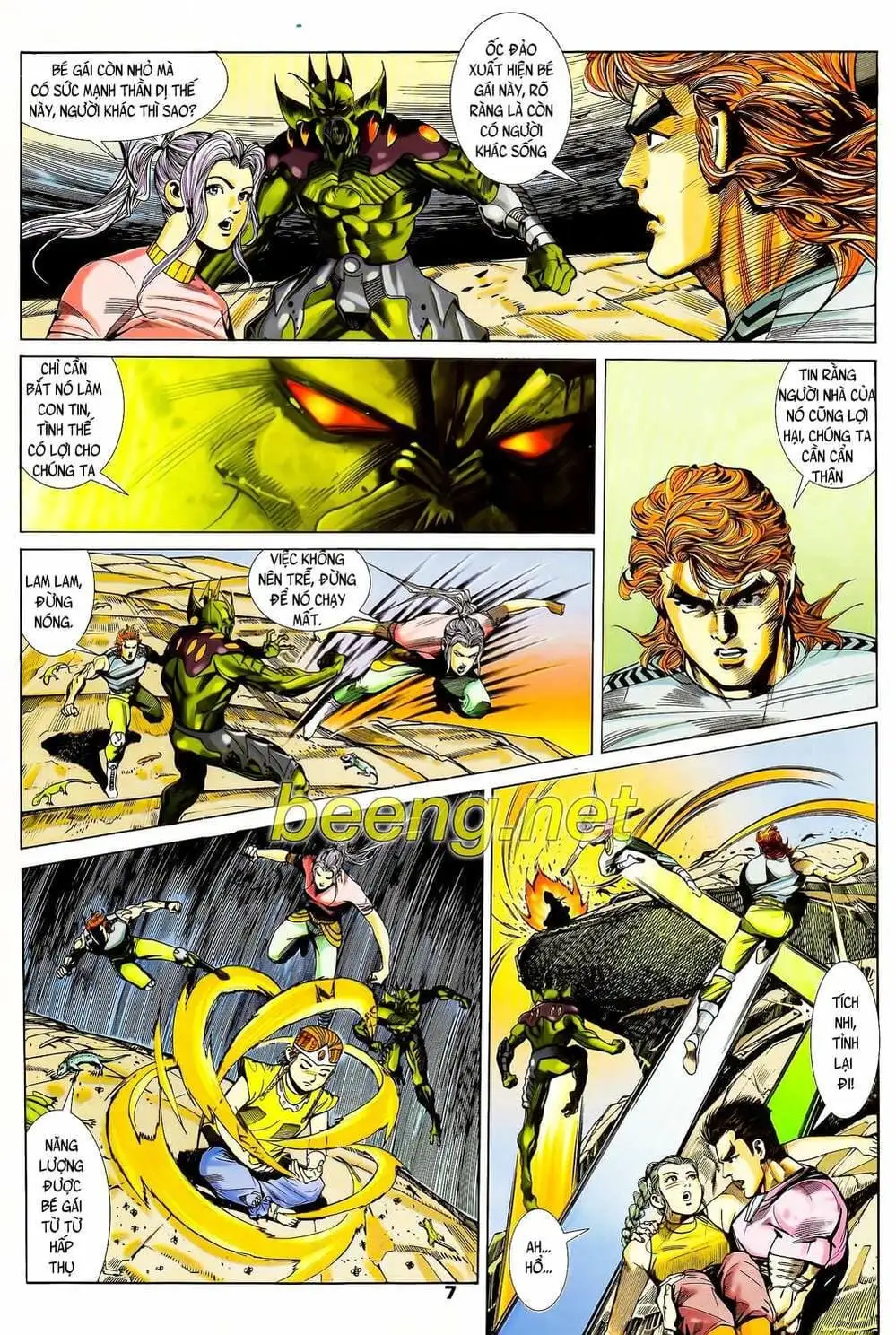 Truyện Tranh Long Hổ 5 Thế trang 8