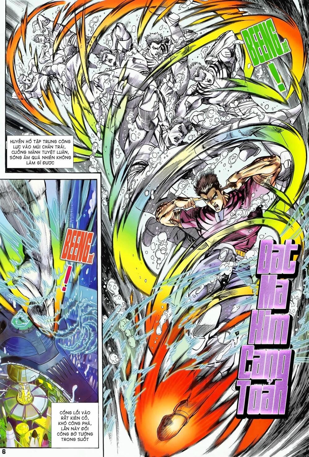 Truyện Tranh Long Hổ 5 Thế trang 8