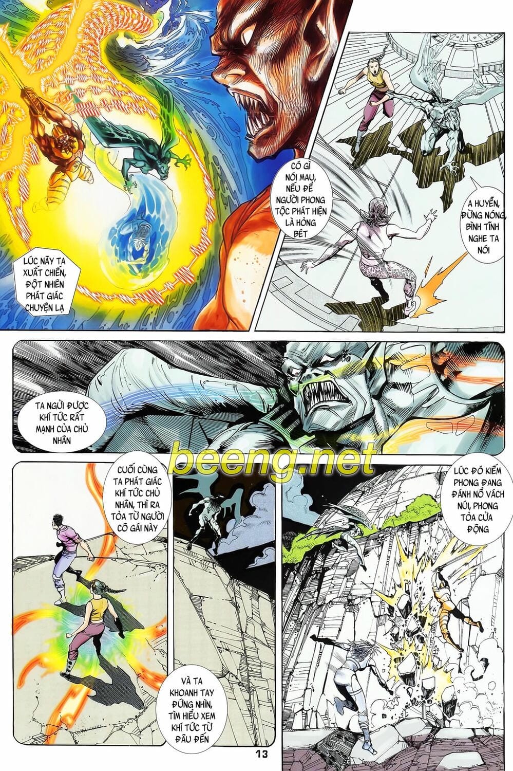 Truyện Tranh Long Hổ 5 Thế trang 8