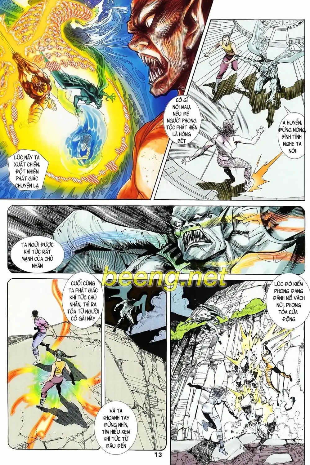 Truyện Tranh Long Hổ 5 Thế trang 8
