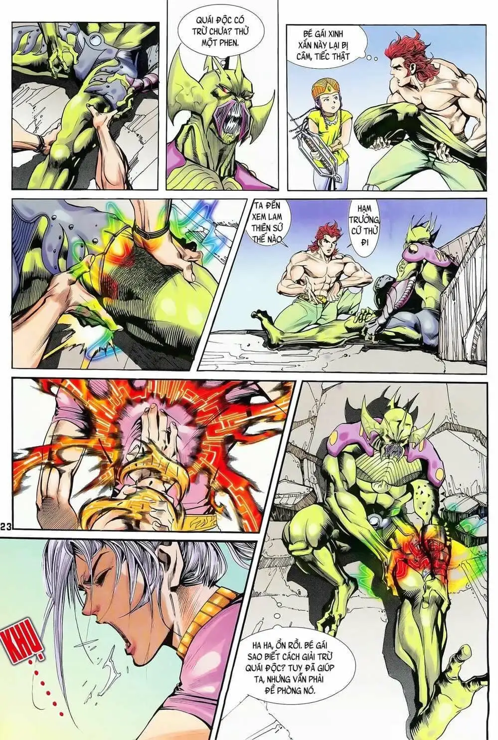 Truyện Tranh Long Hổ 5 Thế trang 8