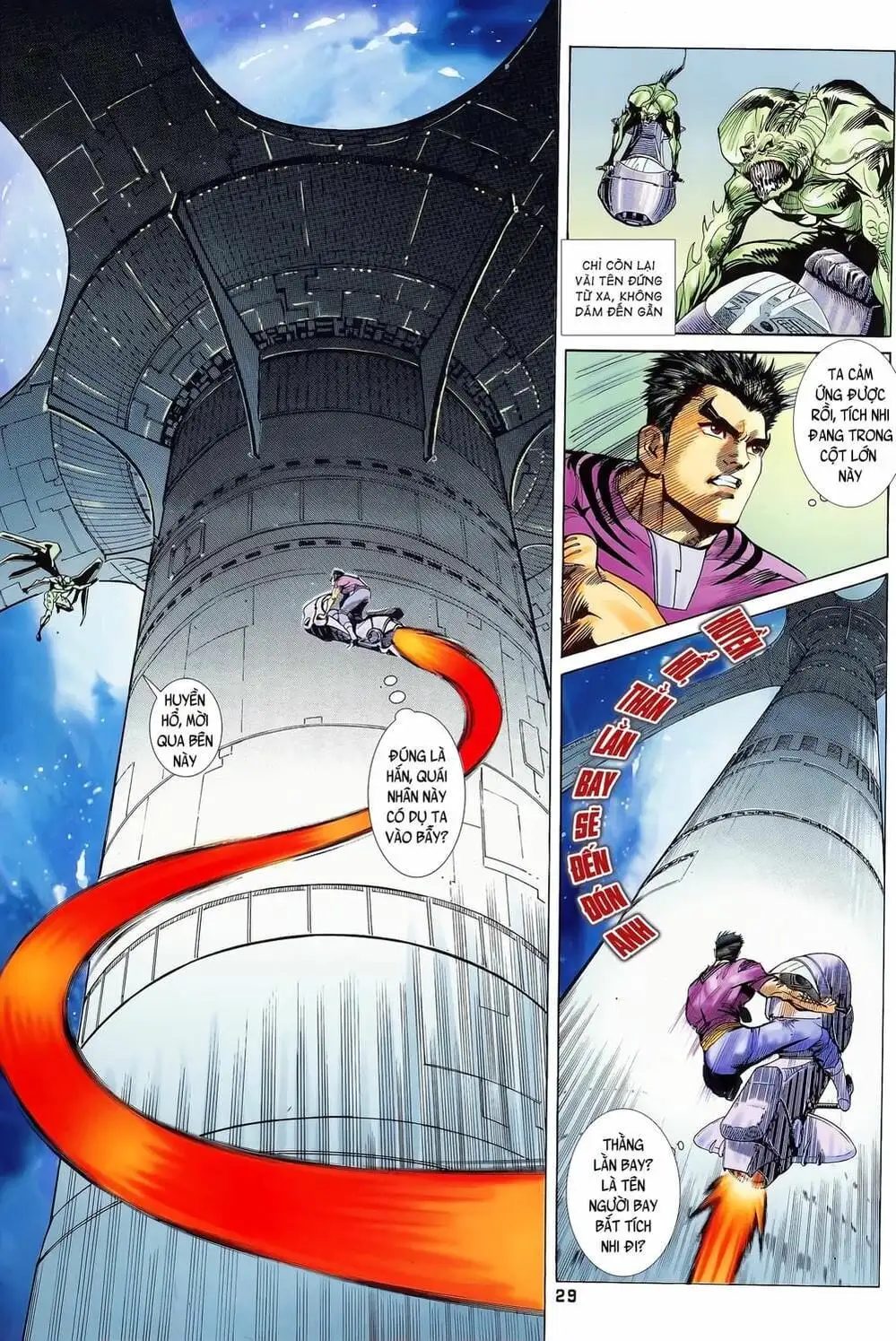 Truyện Tranh Long Hổ 5 Thế trang 8