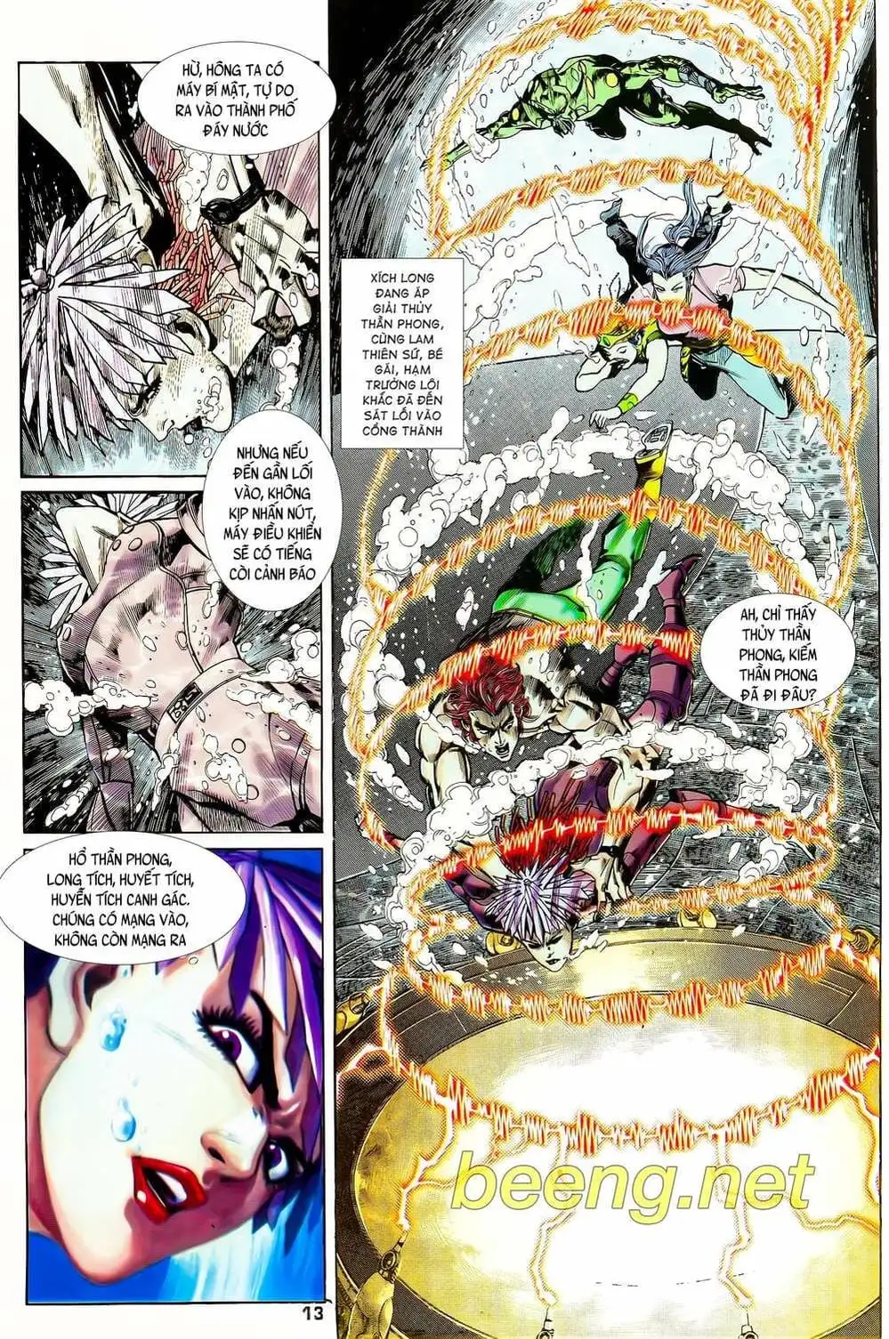 Truyện Tranh Long Hổ 5 Thế trang 8