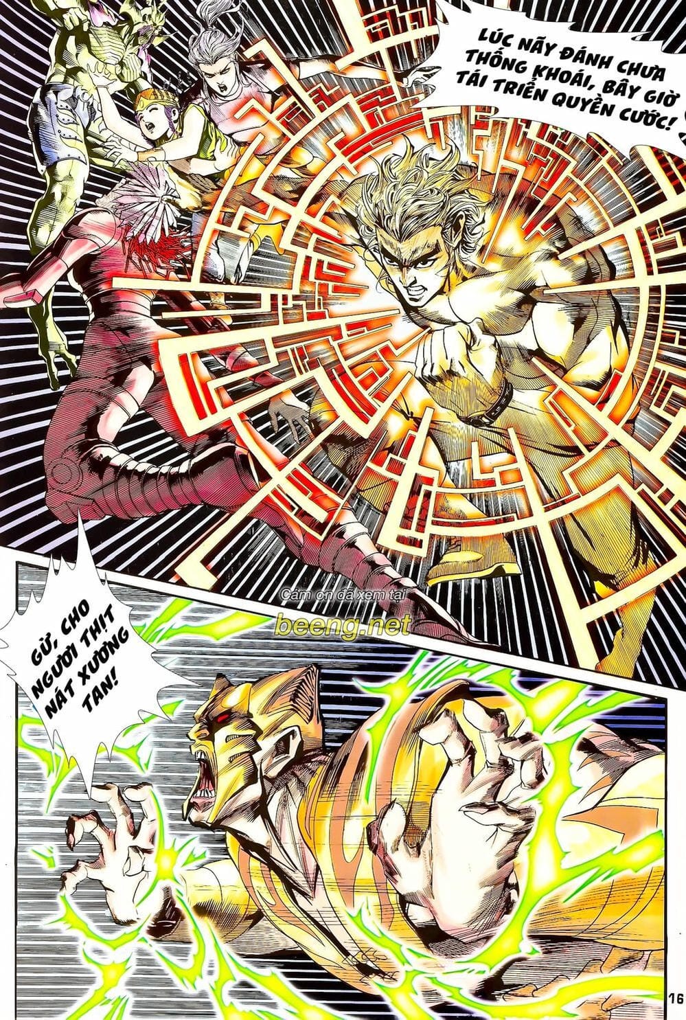 Truyện Tranh Long Hổ 5 Thế trang 8