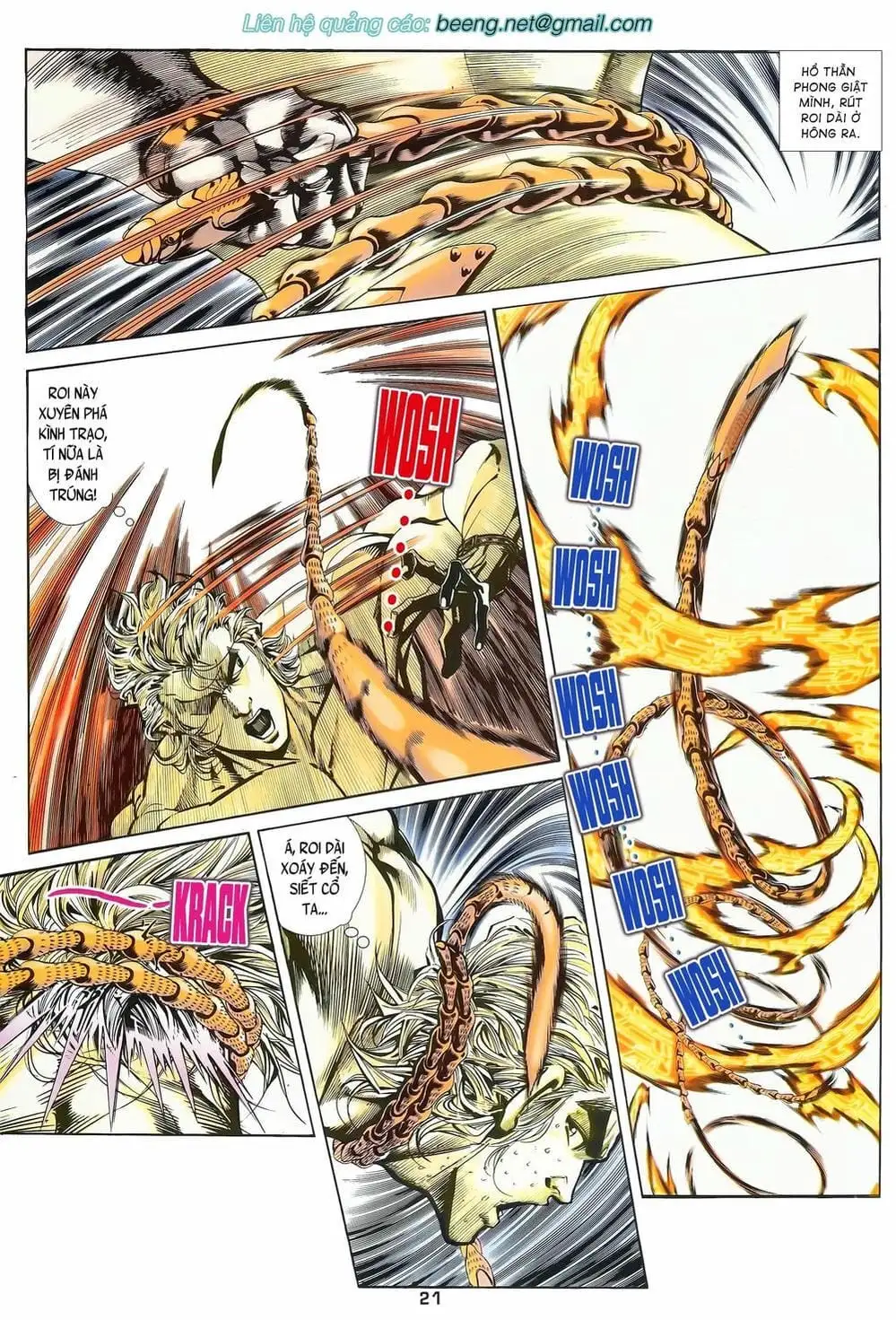 Truyện Tranh Long Hổ 5 Thế trang 8