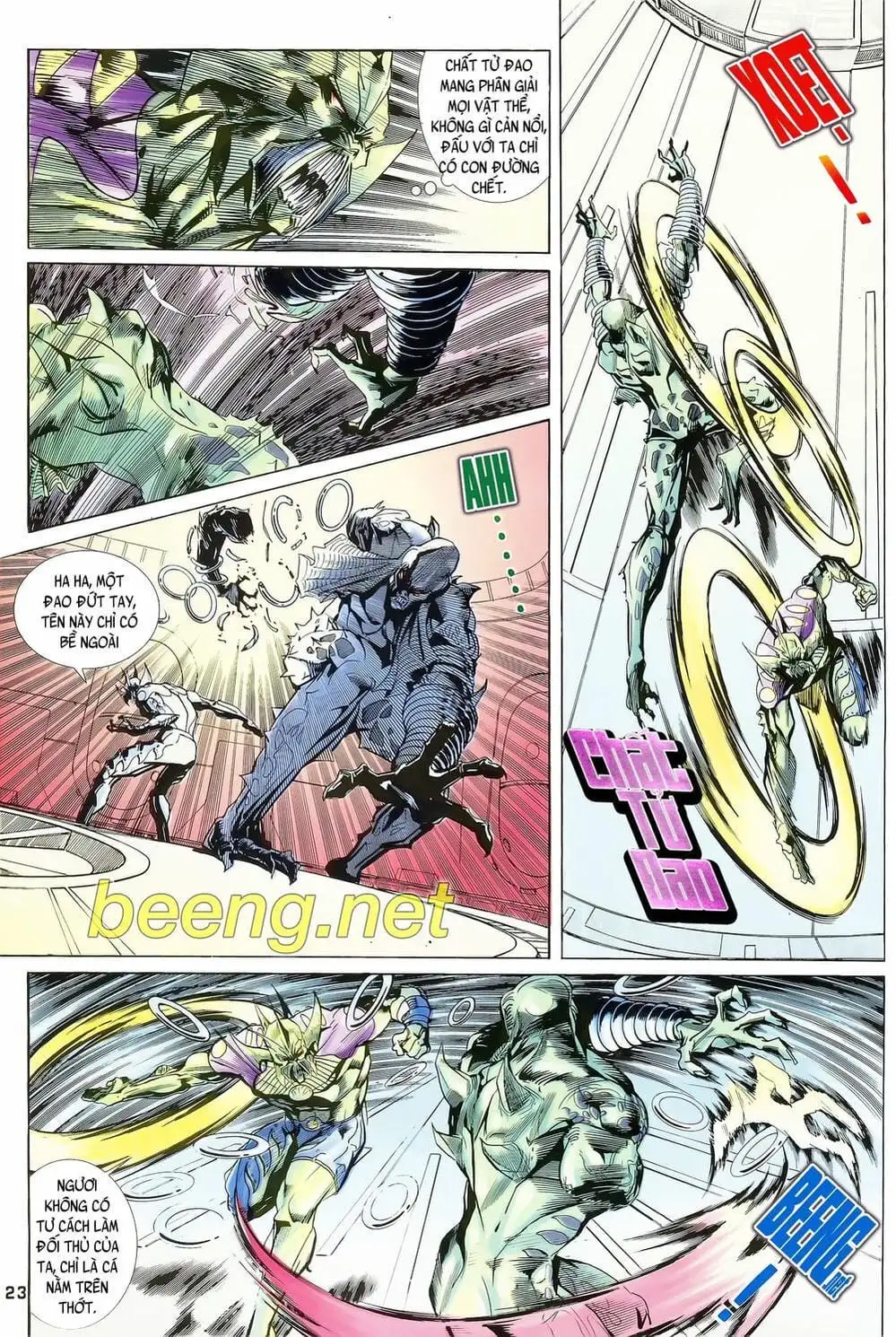 Truyện Tranh Long Hổ 5 Thế trang 8