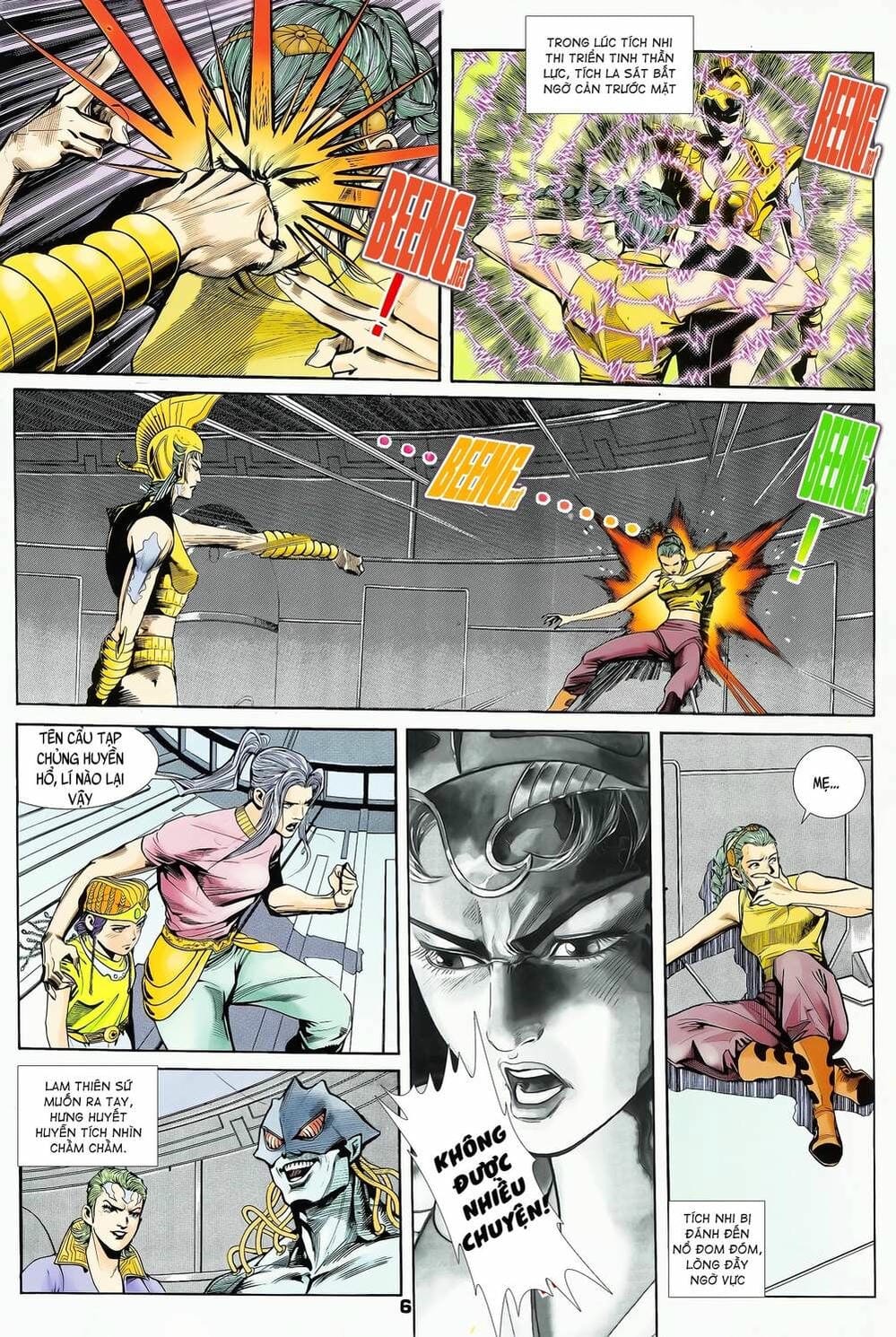 Truyện Tranh Long Hổ 5 Thế trang 8