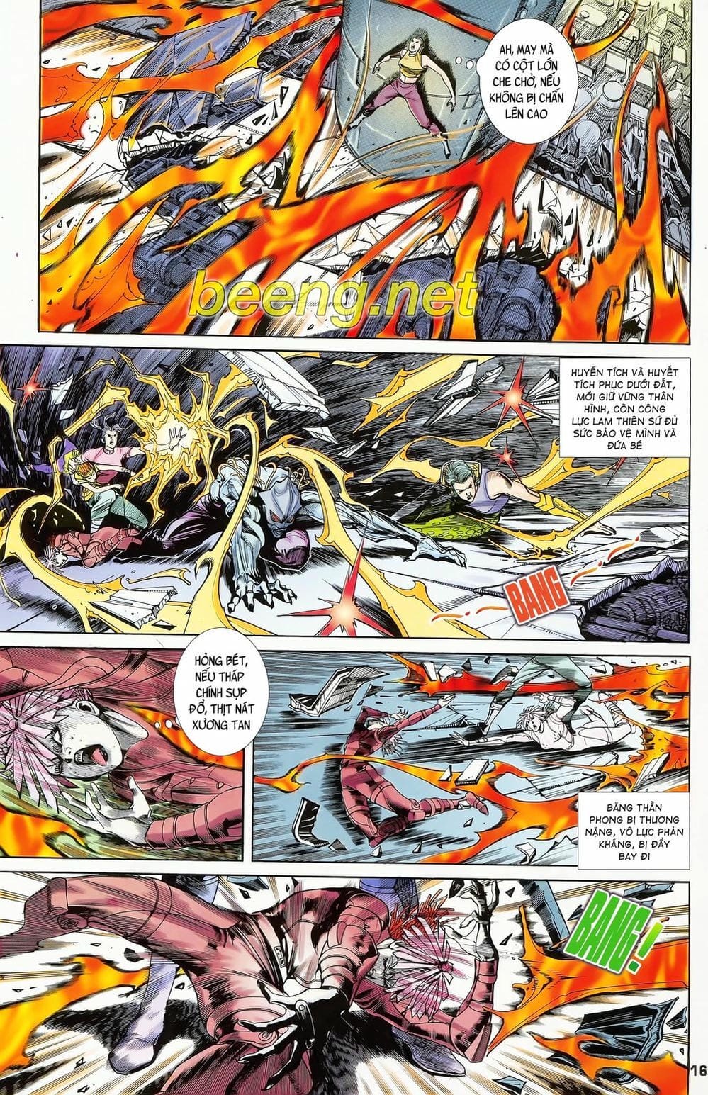 Truyện Tranh Long Hổ 5 Thế trang 8